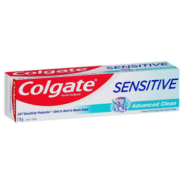 6 Pack x Colgate Sensitive Advanced Clean Toothpaste 110g